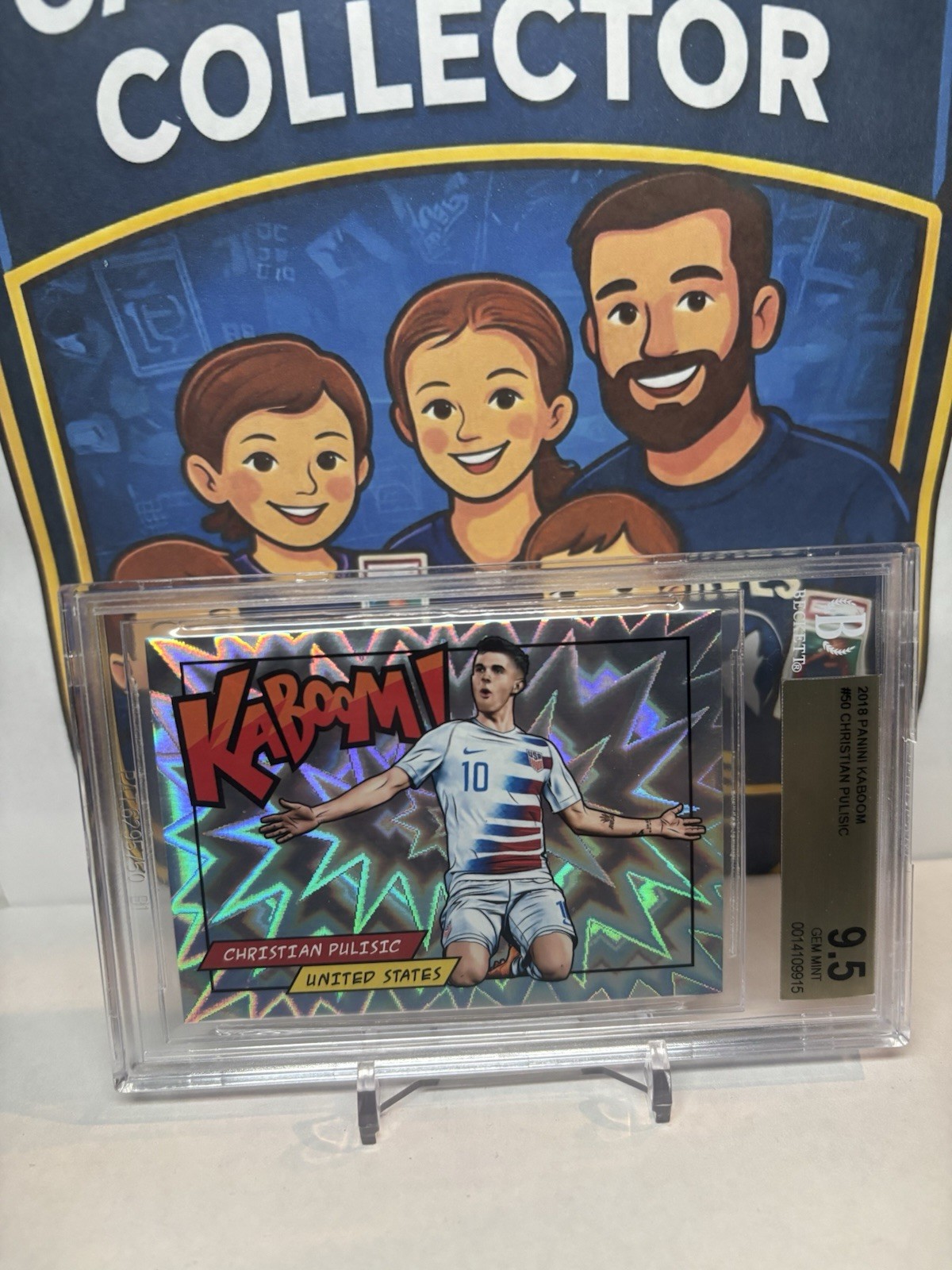 2018 Panini Rewards - Kaboom! Christian Pulisic #K-CPU BGS 9.5