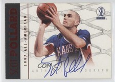 1997 Score Board Authentic Red Foil Scot Pollard Auto 0b2