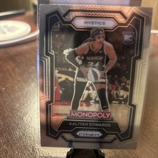 Aaliyah Edwards RC 2024-25 Panini Prizm Monopoly WNBA Washington Mystics #13