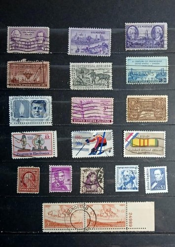 United States Stamp Collection Of US Stamps Numbered Blocks, Blocks Strips Pairs - Picture 7 of 9