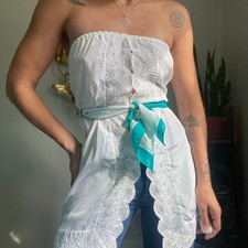 Vintage Eyelet Slip Skirt