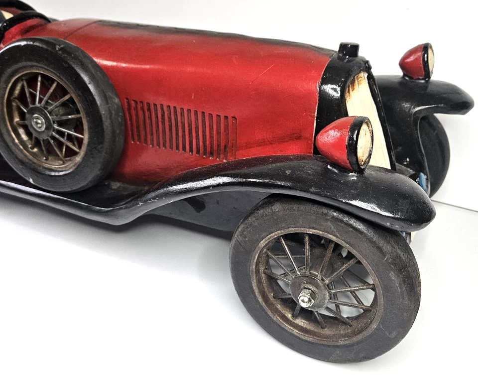 Vintage Clássico Antigo 1926 Roadster Réplica de Madeira Allan Agohob - Imagem 2 de 4