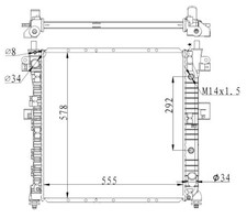 Radiateur Ssangyong KYRON