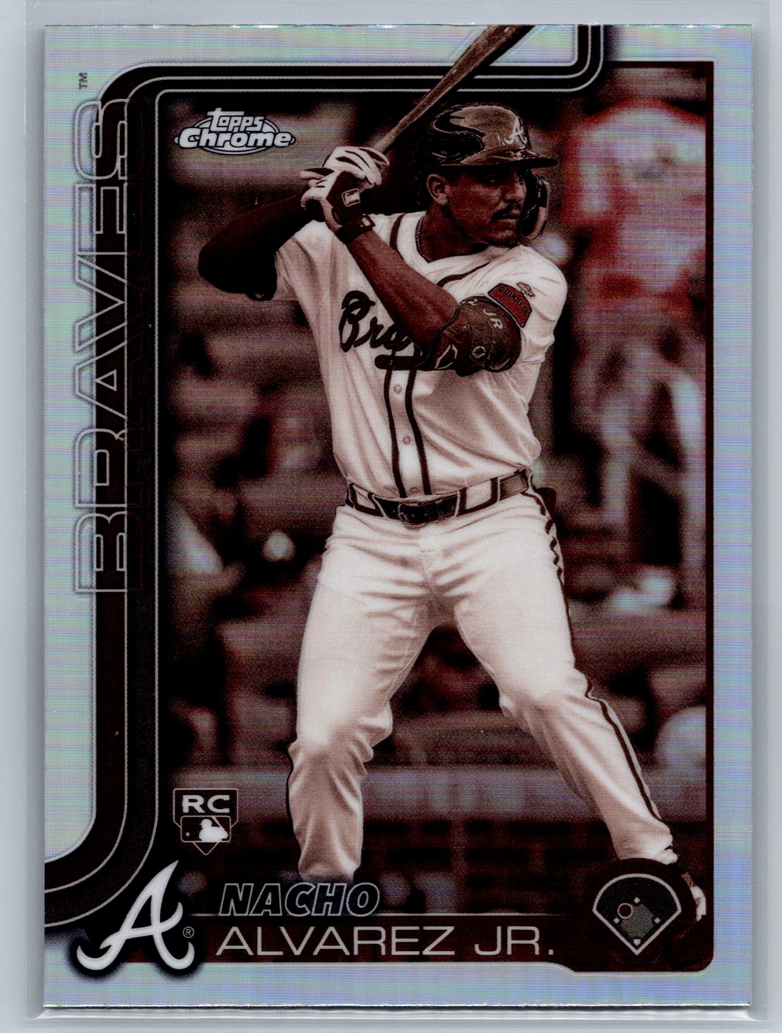 2025 Topps Chrome #75 Nacho Alvarez Jr. Sepia Refractors