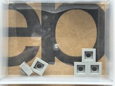 LEGO Parts - Light Bluish Gray Plate 1 x 1 - No 3024 - QTY 5