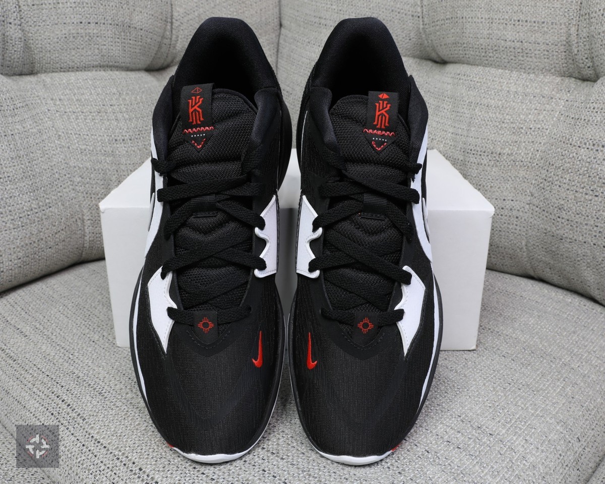 Nike Kyrie Low 5 Mens Basketball Shoes Size 10 Black Red White Dominoes DJ6012 Amazon.com | Nike Mens Kyrie Low 5 DJ6012 001 Dominoes  main image 2