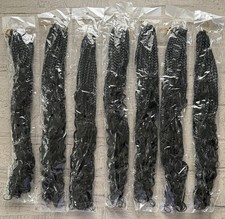 French Curly Crochet Braiding Hair Color Black 1B Goddess Box Braids Extensions