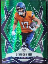 Devaughn Vele 2025 Panini Phoenix #14 Green Hyper  /149