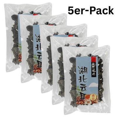 5er-Pack Mountains Mu Err Getrocknete Judasohrpilze schwarz 50g