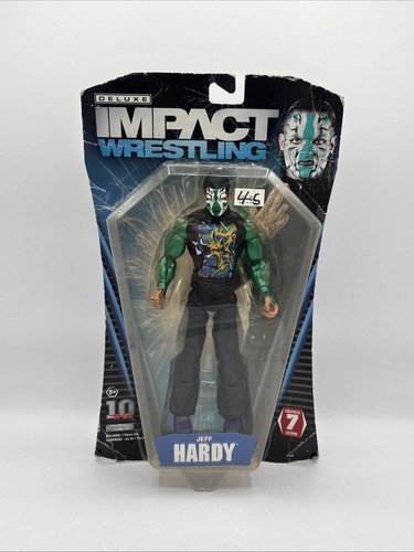 Jeff Hardy Deluxe Impact Wrestling Series 7 Figure (Jakks Pacific) WWE TNA