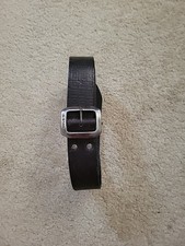 G star raw brown leather belt Sz 95 38 S M 44...