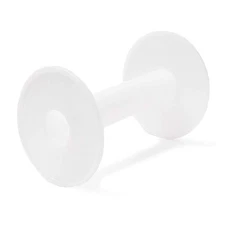 10 PCS - Empty Plastic Wire Spools Bobbins Round Ends for Various Size Cord R...