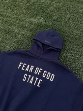 Fear of God Essentials State University Hoodie - Black Size XL