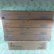 Genuine OEM Konica Minolta TN626K TN626Y TN626M TN626C Color Toner Full Set New
