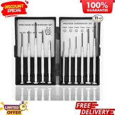 11PCS Small Precision Screwdriver Set,  Mini Screw Driver Set Kit, 6 Diff