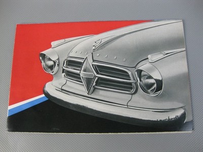 Original Werbe - Prospekt Broschüre Borgward ua Isabella Hansa Pullman 50er Jh.