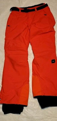 Oneill Ski Pants Men s S Orange Hyperdry Snow Boarding Sports 10k Waterproof