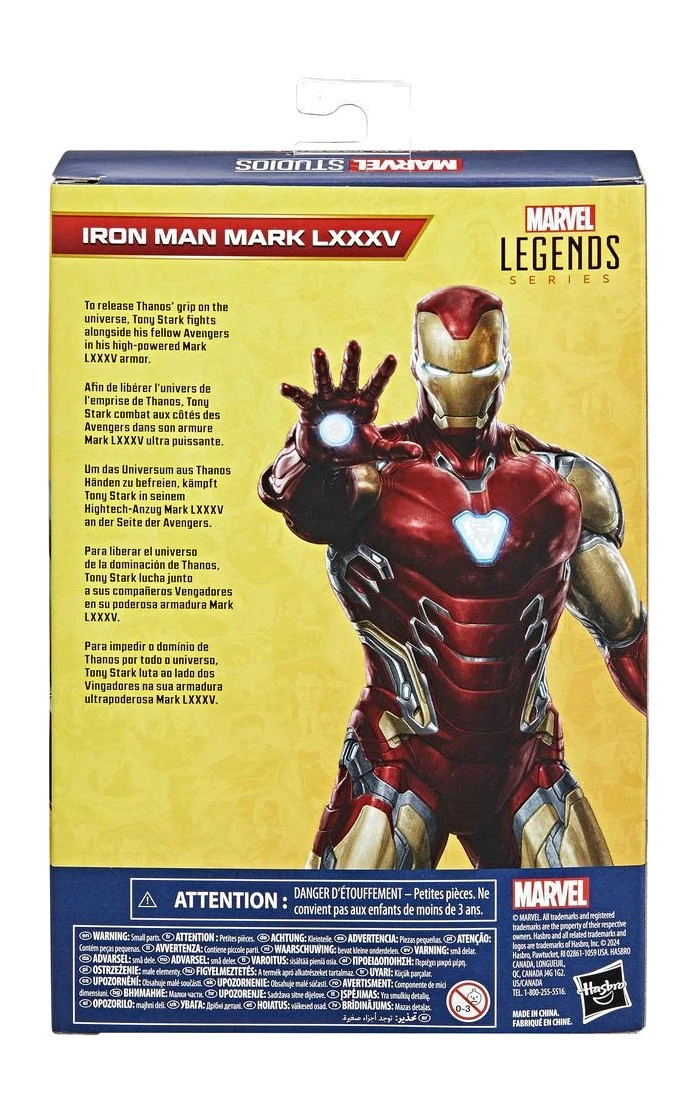 Figura de acción articulada MARVEL LEGENDS SERIES AVENGERS ENDGAME IRON MAN MARK