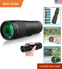 10-30x40 Zoom Monocular for Adults, Monocular Telescope High Power with Bak4 ...