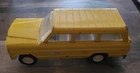 Vintage Tonka Yellow Jeep Wagoneer Pressed Steel Truck Tailgate 1960s 9" Works