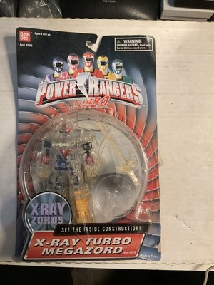 Bandai Power Rangers Turbo X-Ray Turbo Megazord Action Figure See Inside used 