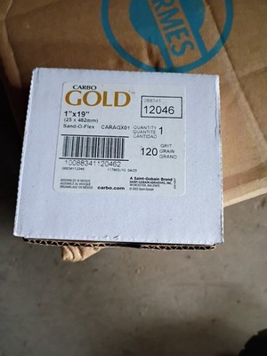 CARBO GOLD..SAND O FLEX 1''X 19'' REFILL..120 GRIT..BOX  OF 12 REFILLS..#12046