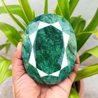 Natural 5090 Ct Colombian Big Green Emerald Gemstone For Good Health and wealth