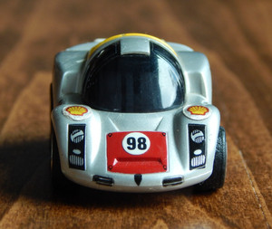 1989 Tonka Turbo Tricksters #045 Porsche 906 Carrera 6 Pull-Back Penny Racer VTG
