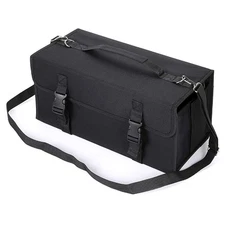 BTSKY New 171 Slots Marker Case Lipstick Organizer-Canvas Markers Holder for ...