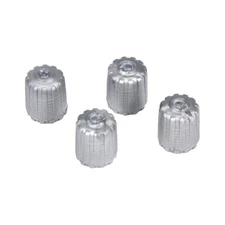 Genuine ACDelco For Chevy Corvette 2014 2015 2016 2017 TPMS Sensor Caps | Gray