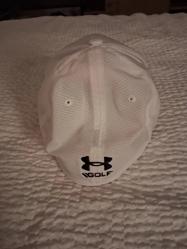 NOVO Boné/Chapéu Under Armour [L/XL] Masculino UA Golf37 - Branco 1362191 - Imagem 2 de 2