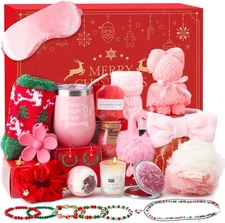 Advent Calendar 2025 Adult Woman,24 Boxes Christmas Countdown Red 