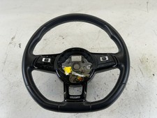 Vw Golf R Dsg Flat Bottom Steering Wheel Mk7.5 15-19 Oem 40k