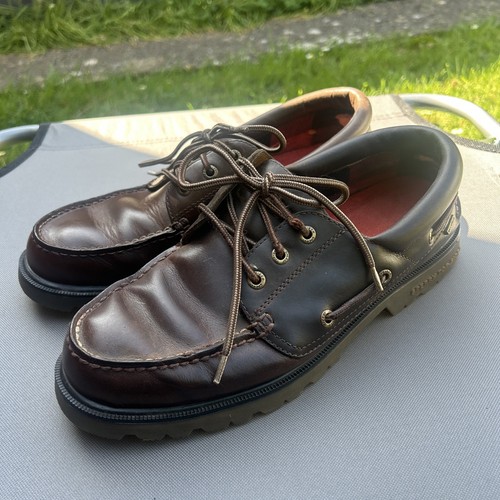 Sperry Top-Sider Mens Brown Leather Boat Shoes Size 8UK, 9 USA