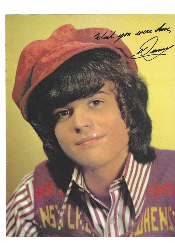 Donny Osmond Wish You Were Here 1970's Magazine Cut out