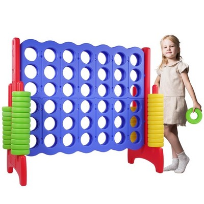 Giant 4-in-A-Row Connect Game Outdoor 3.5FT Jumbo Yard Peekabu