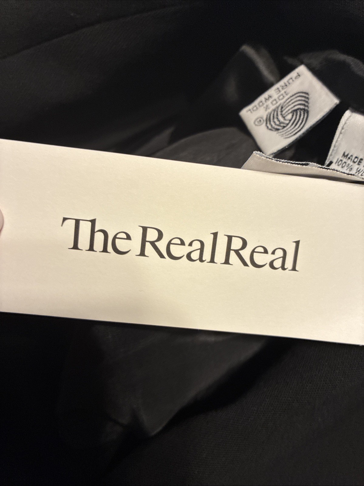 Christian Dior Authentic Solid Black Wool Long Sl… - image 7