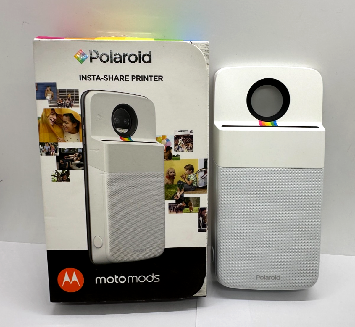 Polaroid Insta-Share Printer moto mod by motorola PG38C02062