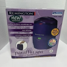 Remington Paraffin Spa Aromatherapy Wax Soothing Blackberry PHS-100B New in Box