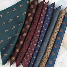 Paisley Vintage Chest Pocket Square Men's Business Suit Accessories Handkerchief