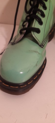 Doc Martins Boots Size 6 Peppermint Green Made In England - Picture 3 of 12
