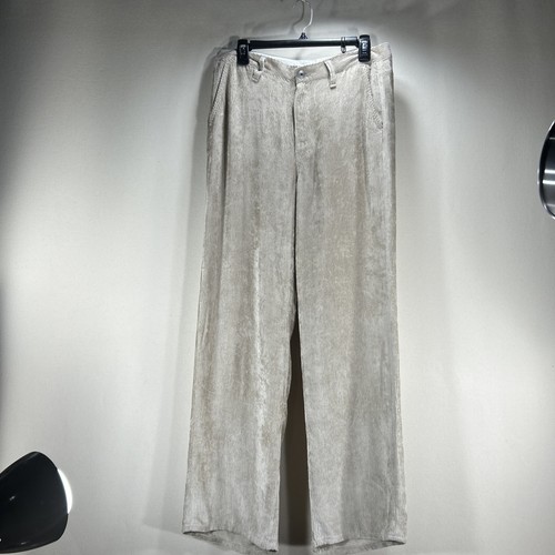 NEW Rag & Bone Ellie Pearl White Soft Corduroy Relaxed Trouser Pants Womens S 27