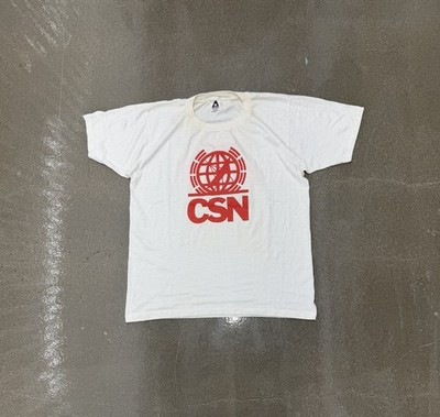 Vintage 80s CSN live from London T Shirt Size XL