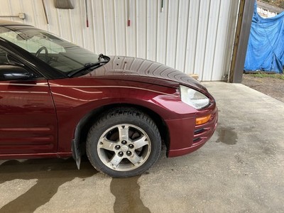 00-05 MITSUBISHI ECLIPSE PASSENGER RIGHT FRONT FENDER DARK RED P06