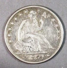 1854-O with arrows Seated Liberty Half Dollar VF