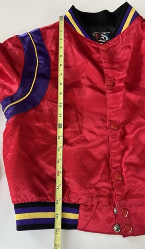 Giacca donna vintage senza dubbio Gwen Stefani rossa Varsity taglia L/XL rock anni 90 LEGGI! - Foto 4 di 22