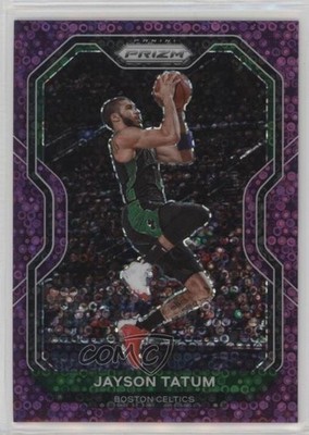 2020-21 Panini Prizm Fast Break Purple Prizm 21/75 Jayson Tatum #119 0qw3