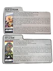 GI Joe 1986 1988 Slip Stream Conquest X 30 Pilot Hit & Run Infantryman File Card