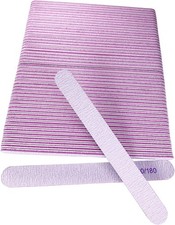 50 Pcs Nail File, Emery Board Nail Files for Acrylic Nails and Natural Nails, 10