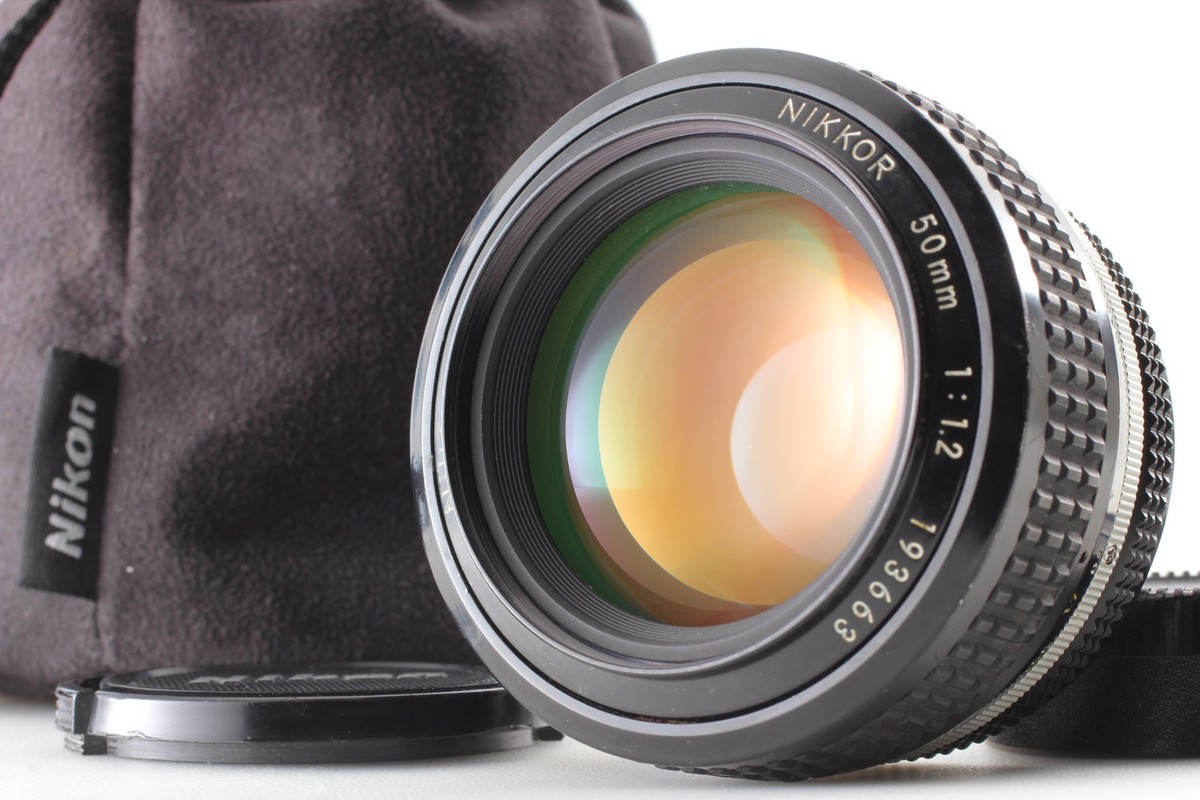 Near MINT] Nikon AI Nikkor 50mm f1.2 Fast MF Lens F Mount